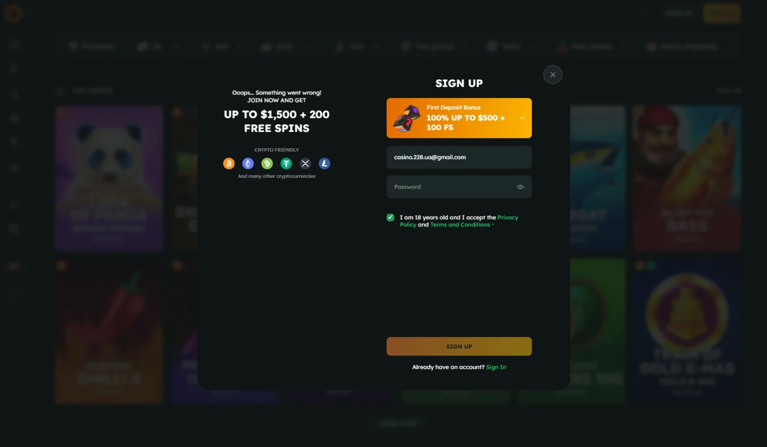 FoxSlots Casino Register and Login